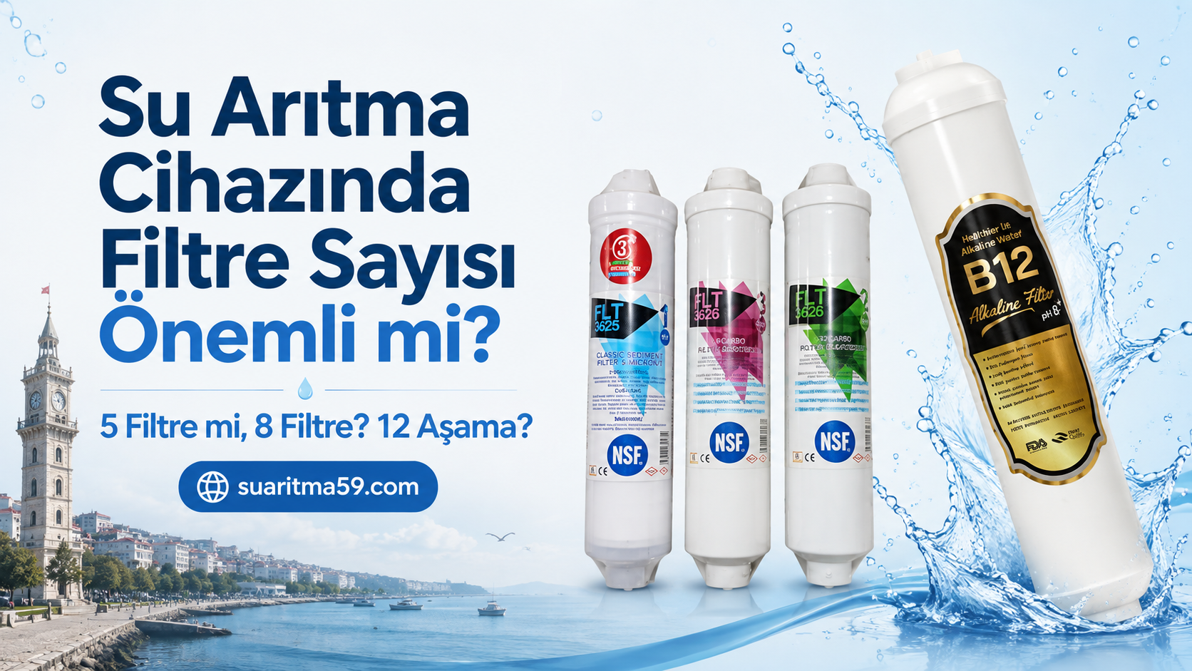 Su Arıtma Cihazında Filtre Sayısı Önemli mi? 5 Filtre mi, 8 Filtre? 12 Aşama?